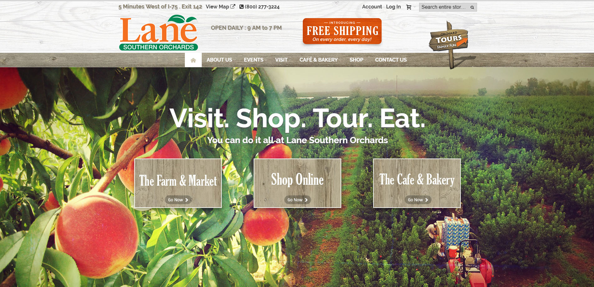 Lane Southern Orchards Website Goes Live